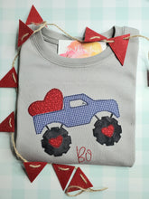 Load image into Gallery viewer, Valentine's Day Monster Truck Shirt