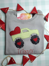 Load image into Gallery viewer, Valentine's Day Monster Truck Shirt