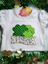 Load image into Gallery viewer, Clover Name Banner Applique Shirt