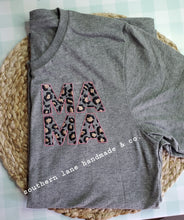 Load image into Gallery viewer, Cheetah Stitch MAMA Tee