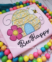 Load image into Gallery viewer, Bee Happy Applique Shirt