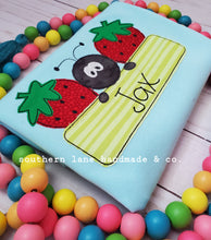 Load image into Gallery viewer, Strawberry & Ant Applique Shirt
