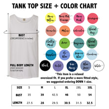 Load image into Gallery viewer, Comfort Color Monogrammed Tanks