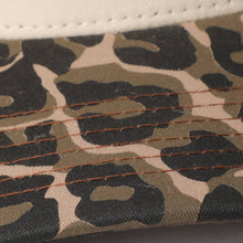 Load image into Gallery viewer, Two Tone Leopard Printed Canvas Trucker Hat
