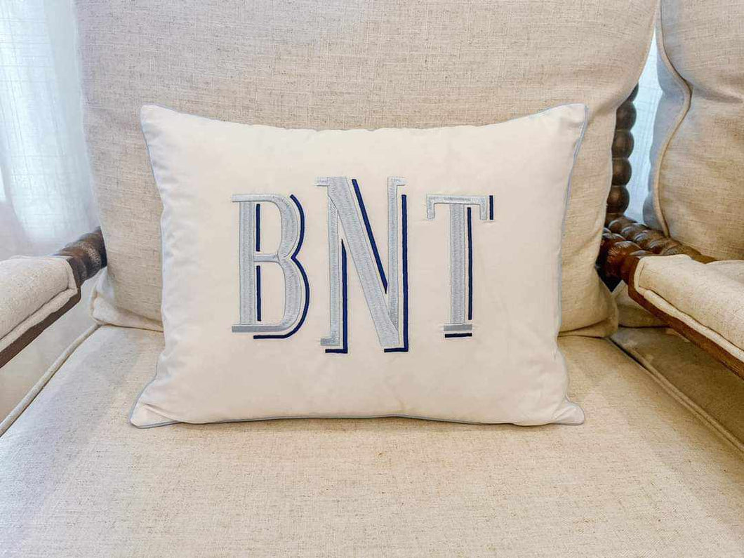 Monogrammed Pillow