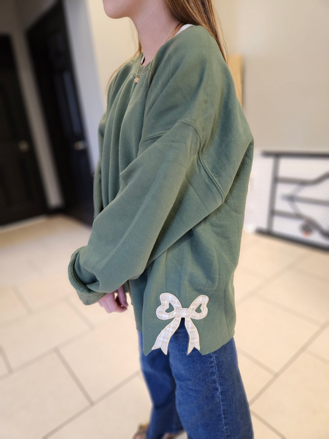 Adult Bow Sweatshirt