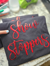 Load image into Gallery viewer, Metallic or Glitter Puff Team Shirt
