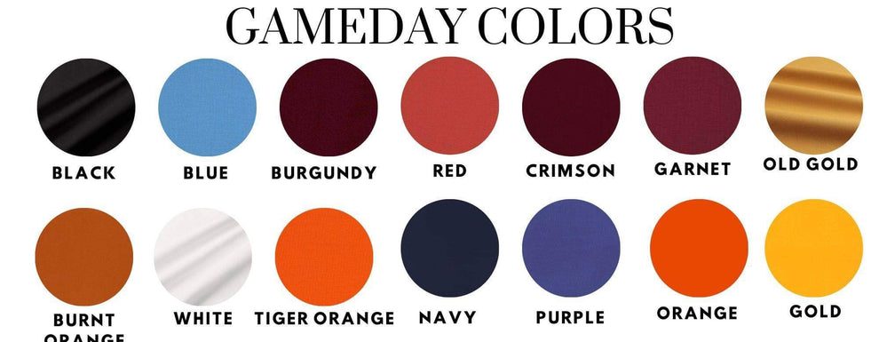 Solid Gameday Wreath Sash