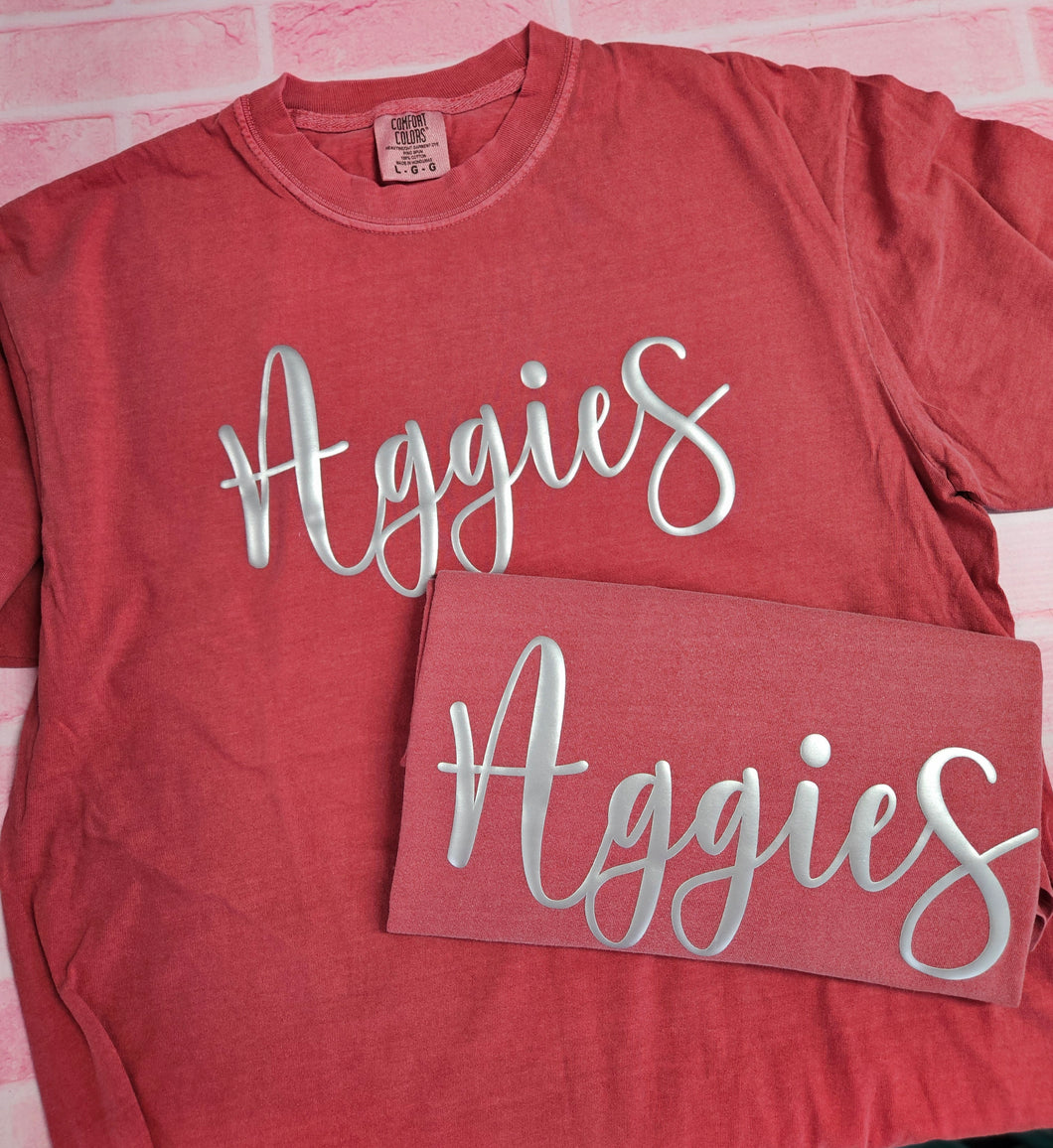 Metallic or Glitter Puff Team Shirt
