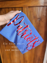 Load image into Gallery viewer, Metallic or Glitter Puff Team Shirt

