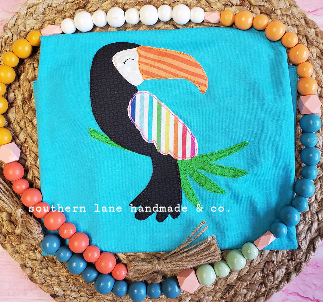 Tropic Tucan Applique Shirt