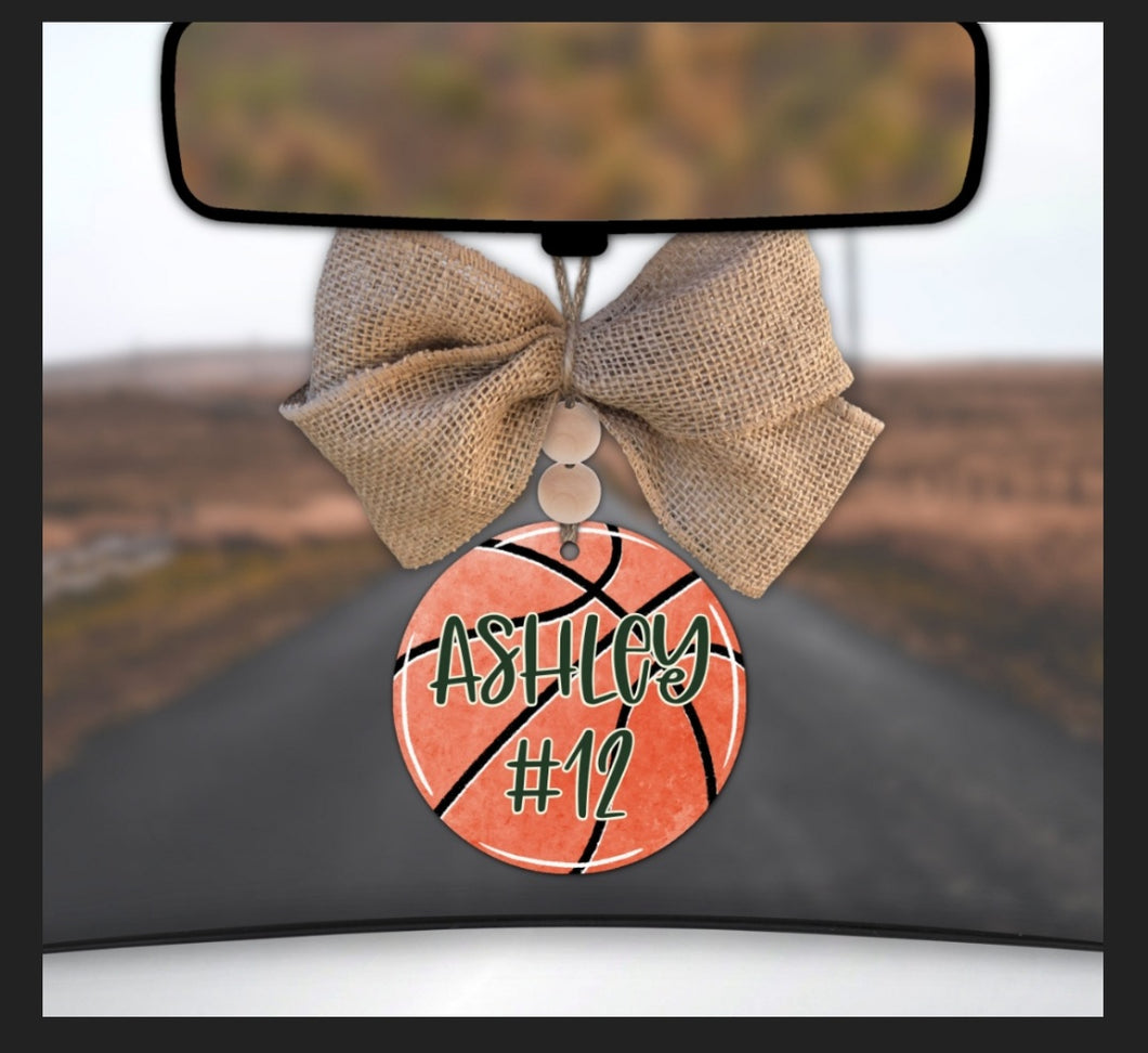 Basketball Car Charm